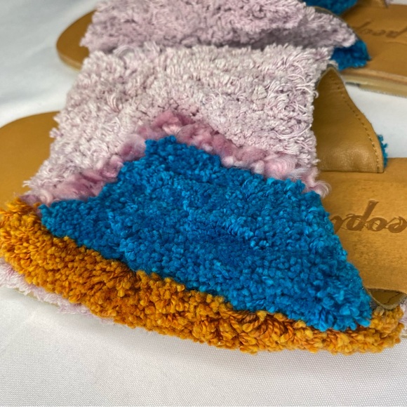 Free People Yuma Woven Mule Sandals Size 10 New - Picture 7 of 10